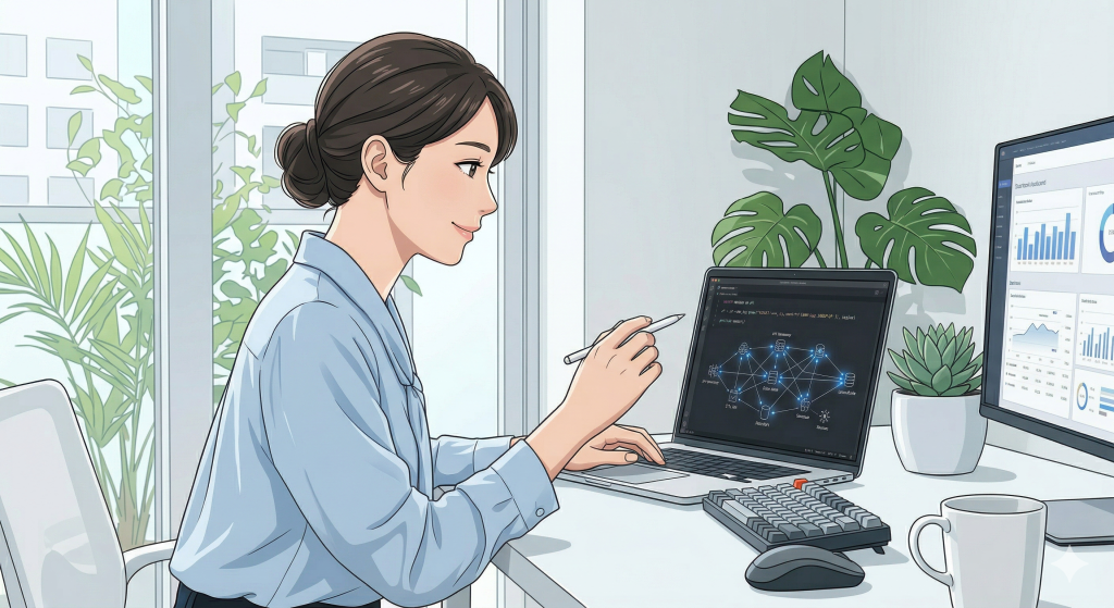 データ分析 デスク