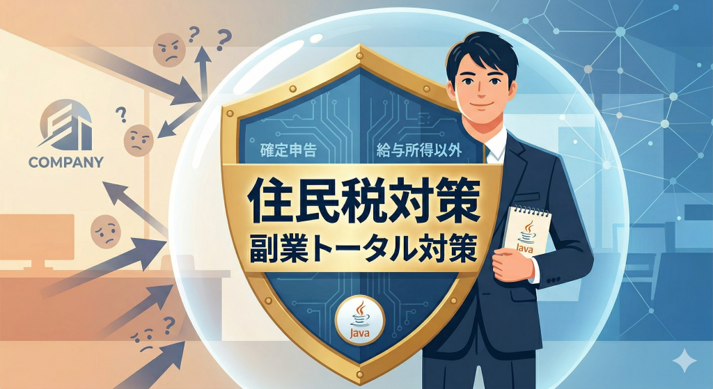 Java 副業 ばれる 会社員 対策